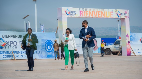 Clôture de la 7ème Edition de l'ExpoBeton RDC par Son Excellence Félix Tshisekedi, Président RDC
